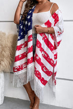 Multicolor Plus Size American flag