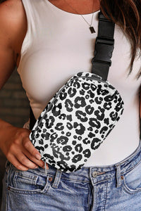 Leopard Print Belt  Bag