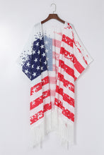 Multicolor Plus Size American flag