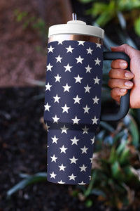 Star Printed Cup with Handle 40oz