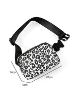 Leopard Print Belt  Bag
