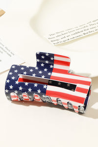 American Flag  Claw Clip