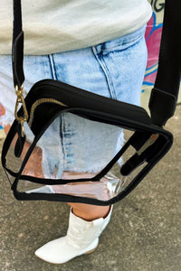 Leather Strap Crossbody Bag