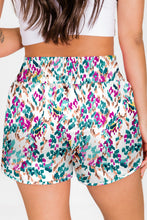Pink Leopard High Waisted Athletic Shorts