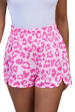 Leopard High Waisted Athletic Shorts