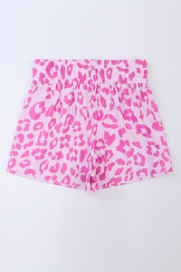 Leopard High Waisted Athletic Shorts