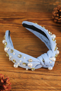 Pearls Diamond Knot Hairband