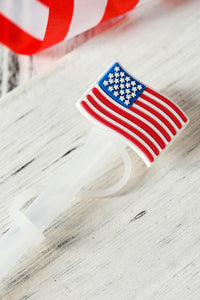 Flag straw cover