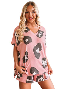 Leopard Print Pajamas Set