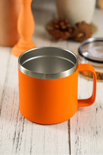 14oz Stainless Steel Handle Cups with Lid