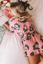 Leopard Print Pajamas Set