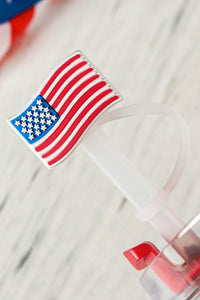 Flag straw cover