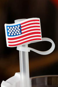 Flag straw cover