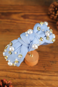 Pearls Diamond Knot Hairband