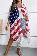 Multicolor Plus Size American flag