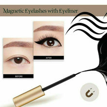 3Pairs Magnetic Liquid Eyeliner with False Eyelashes With Tweezers Set