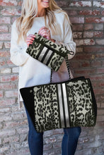 Casual Leopard Print Colorblock Bag Sets