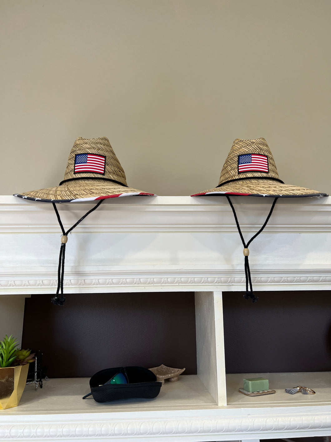 American flag sun hat