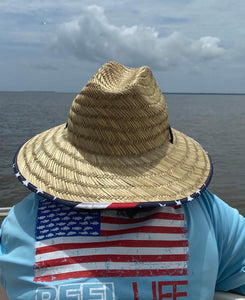 American flag sun hat